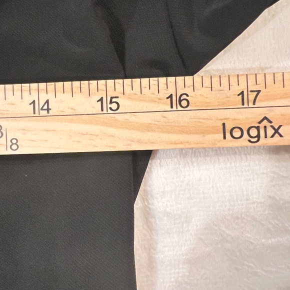 #A317  Zara Women’s Black Belted Midi Puff Shoulder Pre- Owned Chic Posh Style S - Picture 6 of 9